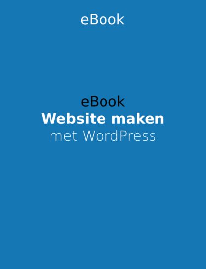 Website maken met WordPress eBook